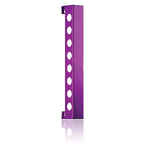Vb8pp 8 Polished Purple Vertical Wine Rack