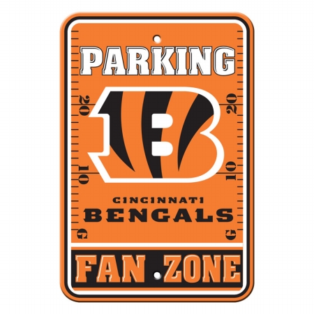 Fremont Die 92218 Plastic Parking Sign Cincinnati Bengals