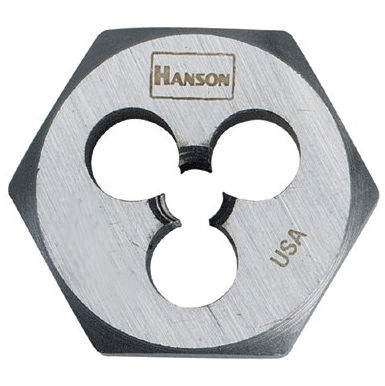 Irwin Industrial Tool Co. Ha9436 .38 In.-24 Nf High Carbon Steel Fractional Hexagon Die