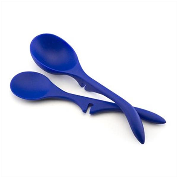 2-piece Lazy Spoon And Ladle Set - Blue
