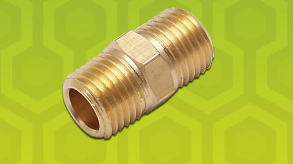 12000 .5 In. Npt Male To .5 In. Npt Male Nipple Air Fitting