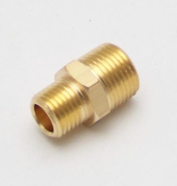 12003 .25 In. Npt Male To .38 In. Npt Male Nipple Air Fitting