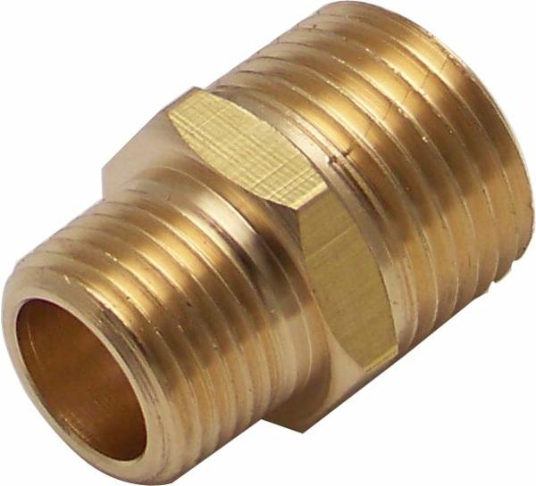 12004 .38 In. Npt Male To .5 In. Npt Male Nipple Air Fitting