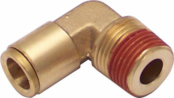 12079 .13 In. Npt Male To .13 In. Push Tube Elbow Air Fitting