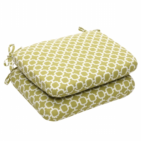 450926 Hockley Green Rounded Corners Seat Cushion (set Of 2)