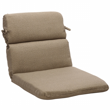449838 Monti Taupe Rounded Corners Chair Cushion
