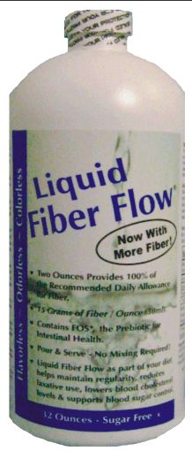 . 637-32 Liquid Fiber Flow Fiber Supplement Unflavored Pack Of- 1