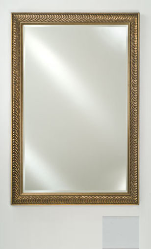 20 In.x 30 In.framed Beveled Mirror - Soho Satin White