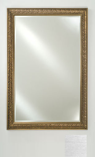 20 In.x 30 In.framed Beveled Mirror - Parisian Silver