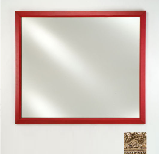 20 In.x 30 In.framed Plain Mirror - Tuscany Silver