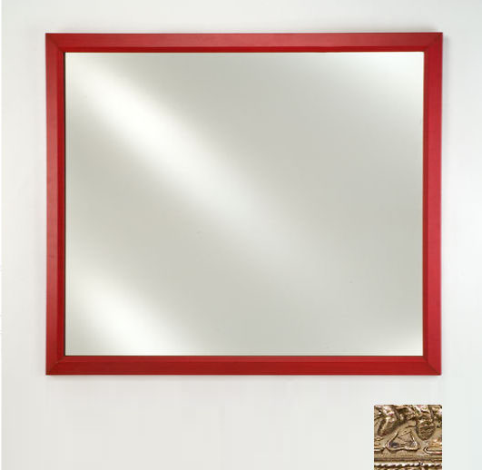 24 In.x 30 In.framed Plain Mirror - Tuscany Silver