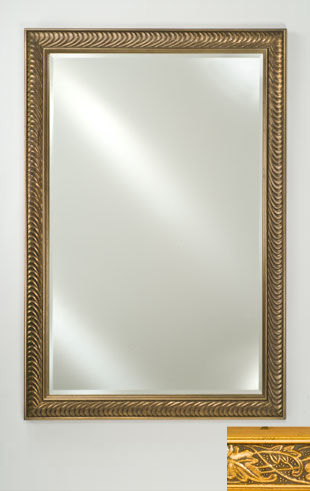 24 In.x 36 In.signature Beveled Mirror - Aristocrat Gold