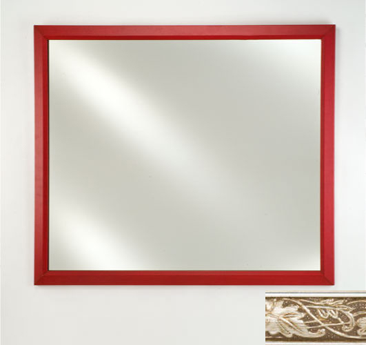 24 In.x 36 In.signature Plain Mirror - Aristocrat Silver