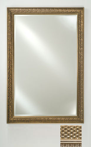 16 In.x 22 In.signature Beveled Mirror - Elegance Cabinet - Silver