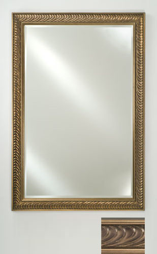 16 In.x 22 In.signature Beveled Mirror - Versailles Pewter