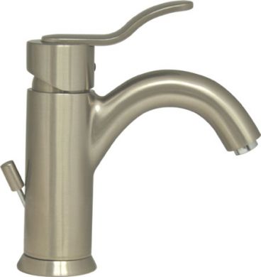 Alfi Trade 3-04012-bn 5 In. Galleryhaus Single Hole-single Lever Lavatory Faucet With Pop-up Waste- Brushed Nickel