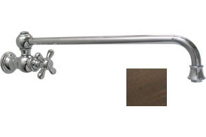 Whkpfscr3-9000-mb 17 In. Vintage Iii Wall Mount Pot Filler With Cross Handle- Mahogany Bronze