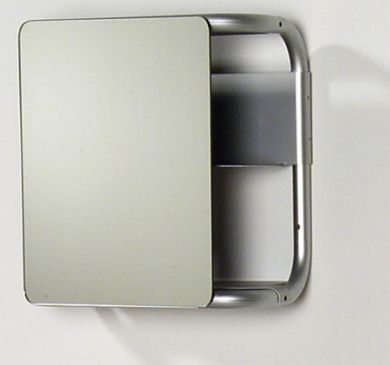 Alfi Trade AEA045RJ 17.75 in. Aeri small square wall mount frame with two shelve