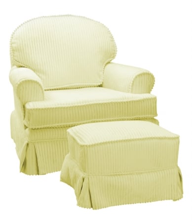 UPC 658129003077 product image for Newco International 00307 Round Back Glider Yellow Chenille | upcitemdb.com