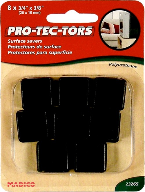UPC 029549232659 product image for MADICO 23265 Pro-Tec-Tors - .75 in. Self Adhesive Square Polyurethane Bumper Pad | upcitemdb.com