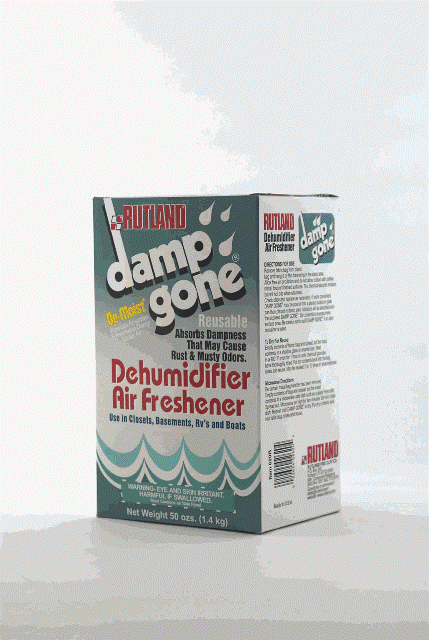 Rutland 620 Damp Gone Dehumidifier And Air Freshener  12 Ounce Box