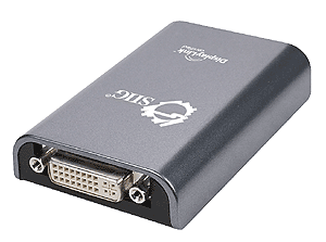 SIIG CED20311S1 Accessory 1x2 DVI Splitter from One Source to Two Displays Brown Box