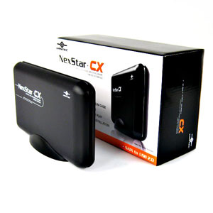 Vantec Thermal Technologies NST-300S2-BK RD 3.5 in. SATA to USB 2.0 External Hard Drive Enclosure