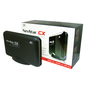 Vantec Thermal Technologies NST-300SU-BK 3.5 in. SATA to USB 2.0 and eSATA External Hard Drive Enclosure
