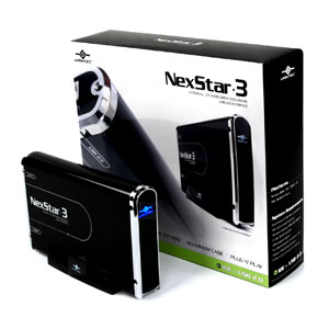 Vantec Thermal Technologies NST-360U2-BK 3.5 in. IDE to USB 2.0 External Hard Drive Enclosure - Onyx Black
