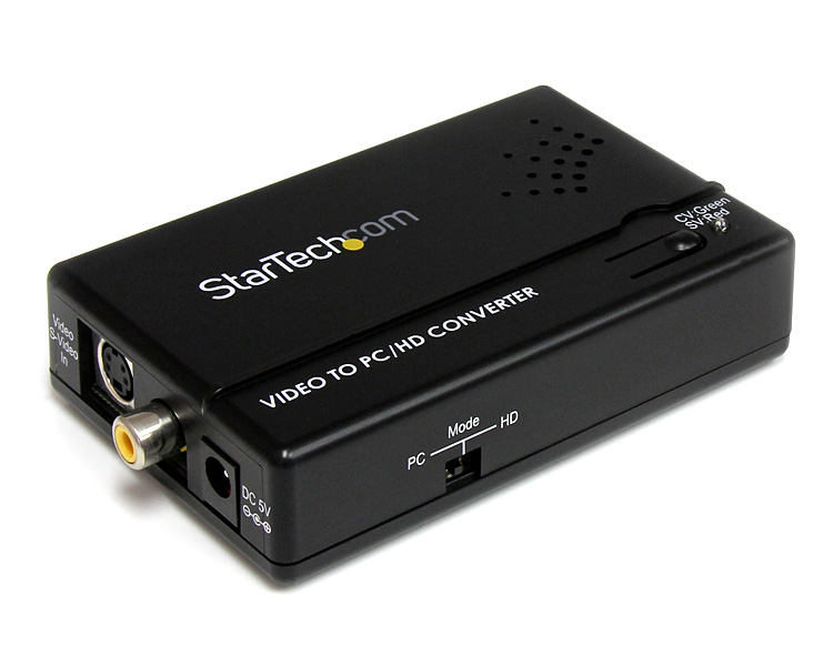 StarTech VID2VGATV2 Accessory Composite and S-Video to VGA Video Scan Converter Retail