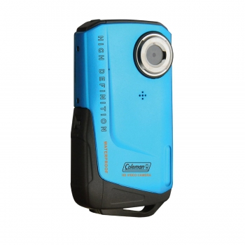 Coleman CVW9HD-BL Xtreme Waterproof 1080p HD Digital Video Camera Camcorder- Blue