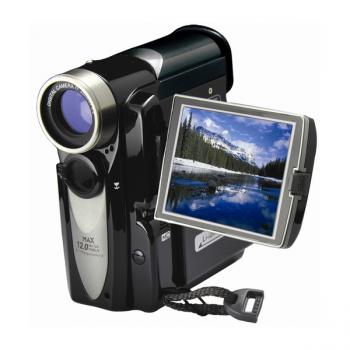 Mitsuba MIT305 12MP 4x Digital Zoom Camera-Camcorder- Black