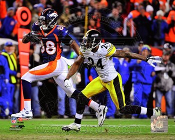 Demaryius Thomas Game Winning Touchdown 2011 Afc Wild Card Playoff Action Poster By Unknown -8.00 X 10.00