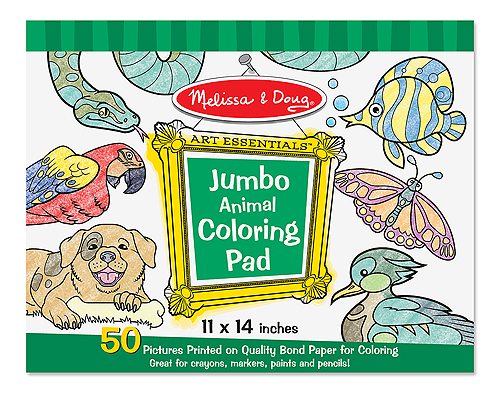 Melissa And Doug 4200 Jumbo Coloring Pad - Animal