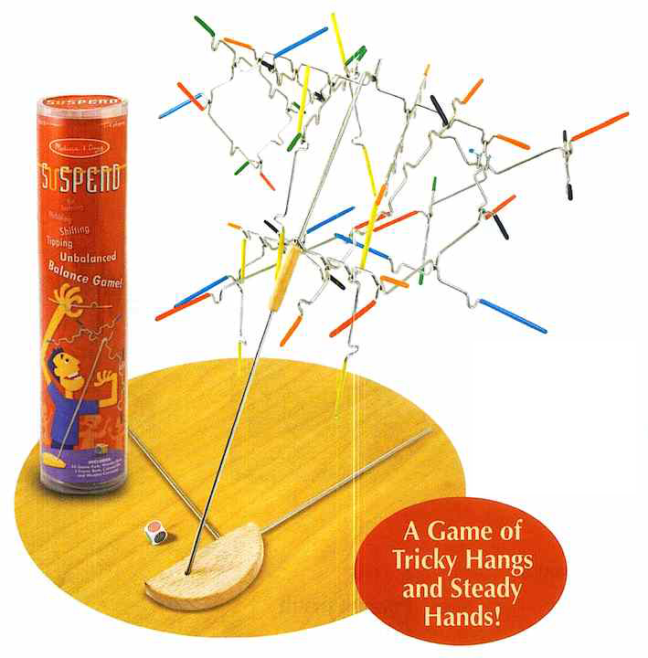 Melissa & Doug 4371 Suspend Family Game With Wooden Base