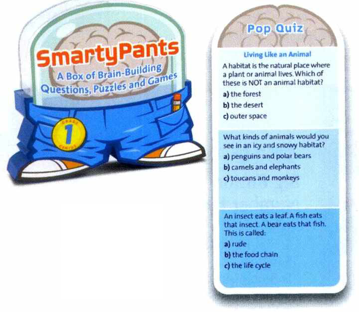 Melissa And Doug 5072 Smarty Pants - 1st Grade Card Set