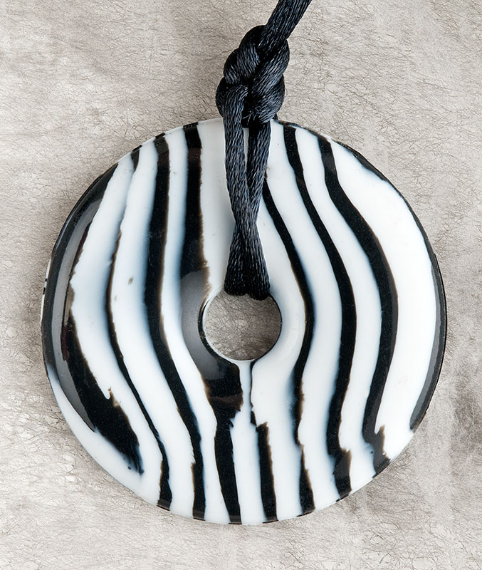 2" X 2" Zebra Pendant
