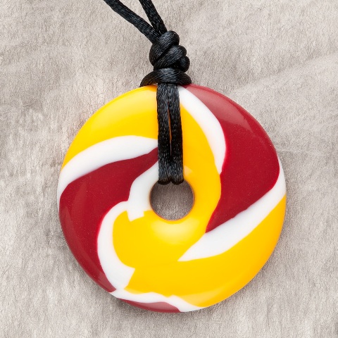 Nfl3 Fashion Pendants Phthalate Silicone Burgundy And Gold