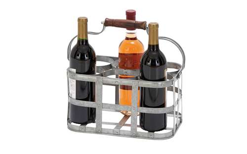 16175 Vino Metal Wine Holder 13 In. W 7 In. H