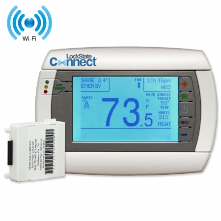 LockState LS90i WiFi Internet Programmable Thermostat