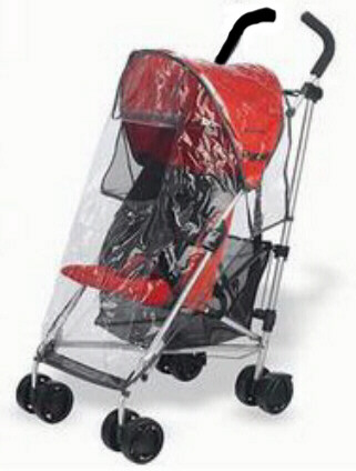 Sasha Kiddie BR03R Bumbleride Flite Umbrella Stroller Rain and Wind Cover Stroller Not Included