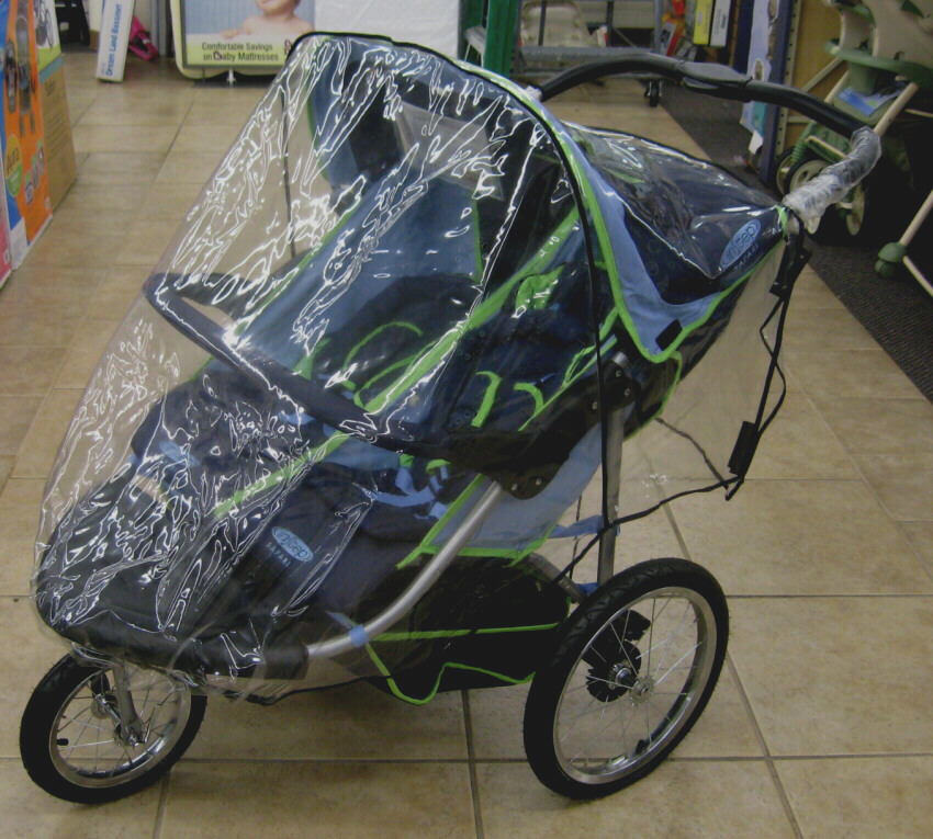 Sasha Kiddie SCH 2R Schwinn Turismo 2011 Double Jogger Rain and Wind Cover Stro