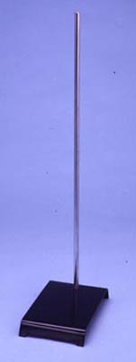 Ginsberg Scientific 7G66 Support Ringstand  Stamped Steel  Base 4 Inches x 6 Inches  Rod .3175 Inch x 18 Inches