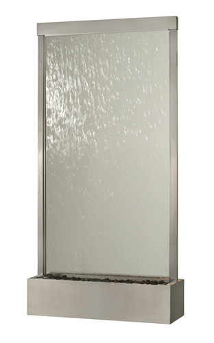 Bluworld GR8SC Grande Outdoor Fountain - Stainless Steel and Glass