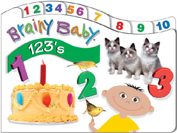 Brainy Baby 9927 123s Book by Brainy Baby