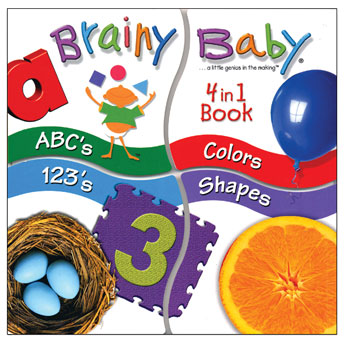 Brainy Baby 9920 4-in-1 Quad Book by Brainy Baby