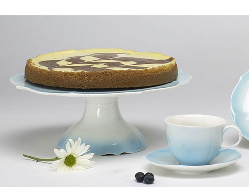 Caldo-Freddo CF058B Dreamer Collection 12 Inch Cake Plate - Blue