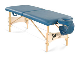 Chattanooga 92016 Economy Wood Massage Table in Royal Blue