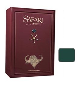Cannon Safe DG-6032-GREEN Safari Dangerous Series 22 Gun Safe - Alpine Green Gloss