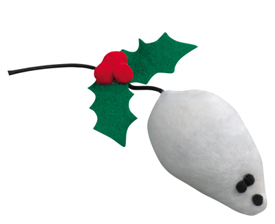 MultiPet MU17750 Moustletoe Holiday Catnip Mouse